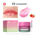 Blueberry Lip Sleeping Mask Overnight Dual Color Hydration For Dry Cracked Skin Reduces Fine Lines Moisturizing Nourish Lip Care HIP 2Strawberry