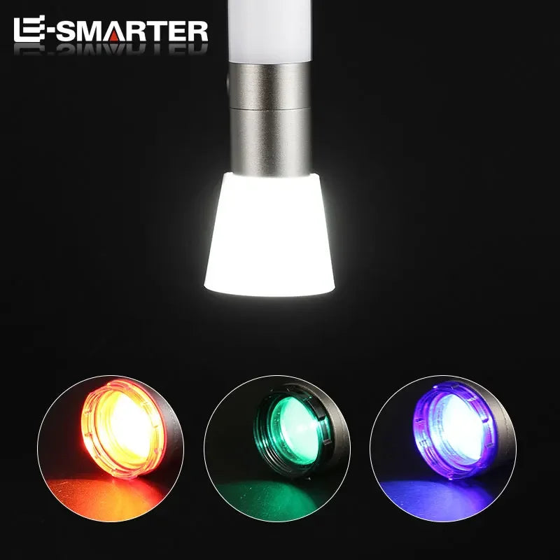 ESMARTER LED Flashlight Type-C Rechargeable Camping Torch Rechargeable LED Torch HIP