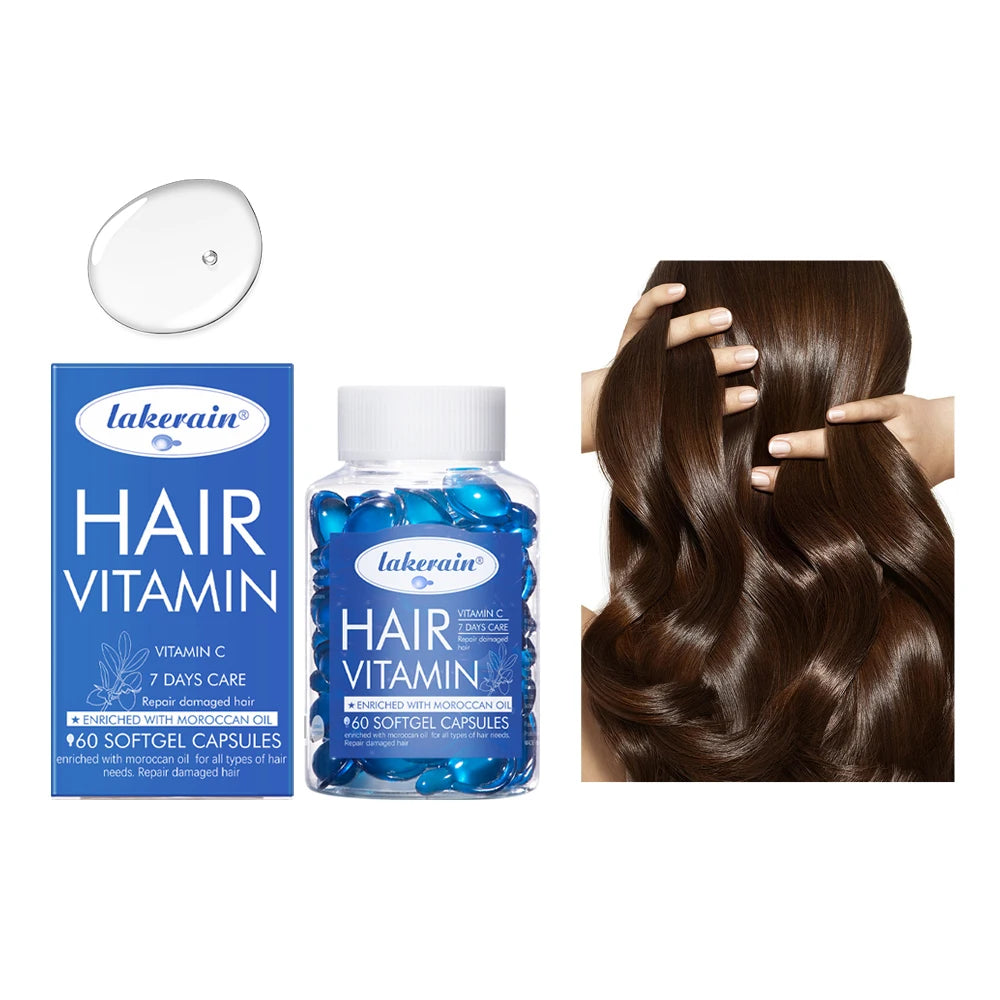 Hair Treatment Serum&Hair care capsules Comfort Hair Care Vitamin Oil Multi-functional Strengthening Smoothing Hair Care Liquid HIP 3bule