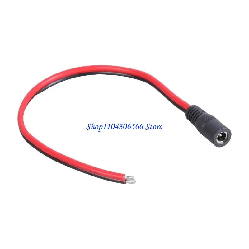 DC 5.5mm x 2.1mm Power Pigtail Cable – 14AWG LED & CCTV Power Pigtail Cable HIP