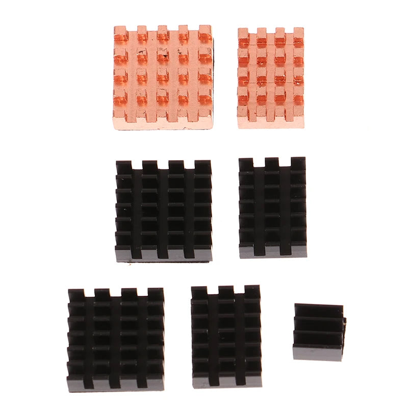 Copper & Aluminum Heatsink Cooling Kit – Orange Pi Zero 3/3B SBC Heatsink Kit HIP