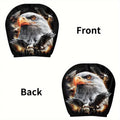 2-Pack Eagle Pattern Car Headrest Covers – Washable Fit Car Headrest Covers HIP 1