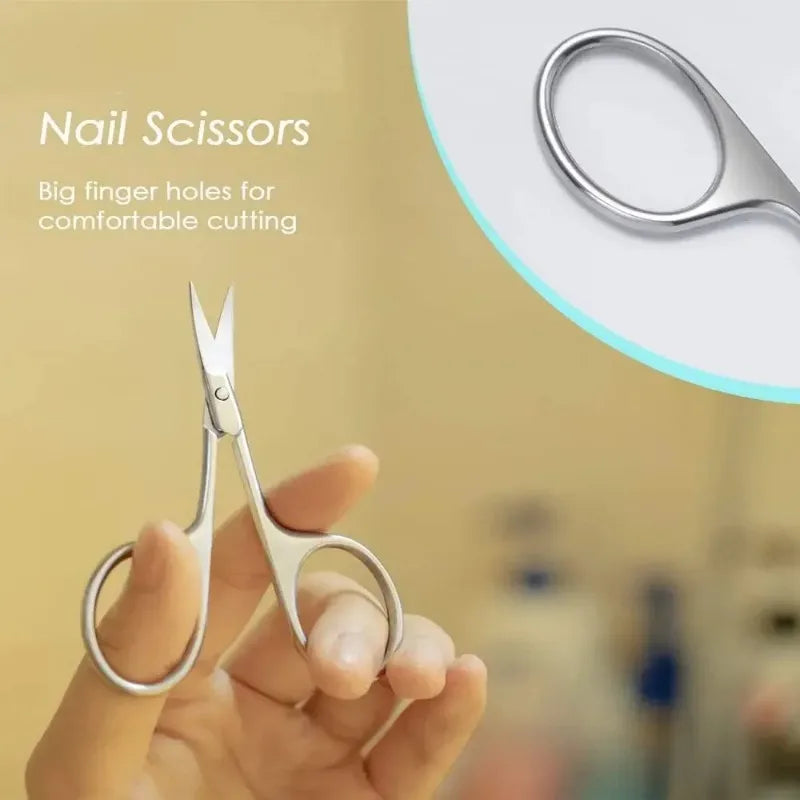 Professional Stainless Steel Cuticle Scissors & Nail Trimmer Cuticle Scissors HIP