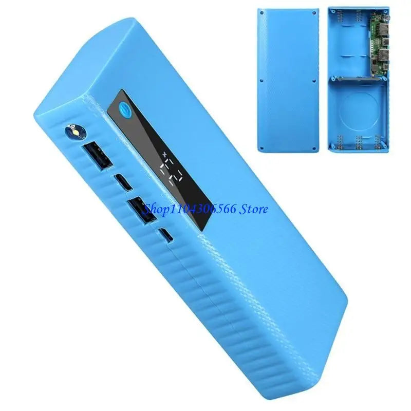 DIY 5×21700 Battery Power Bank Case – LCD, Type-C Input DIY Power Bank Case HIP