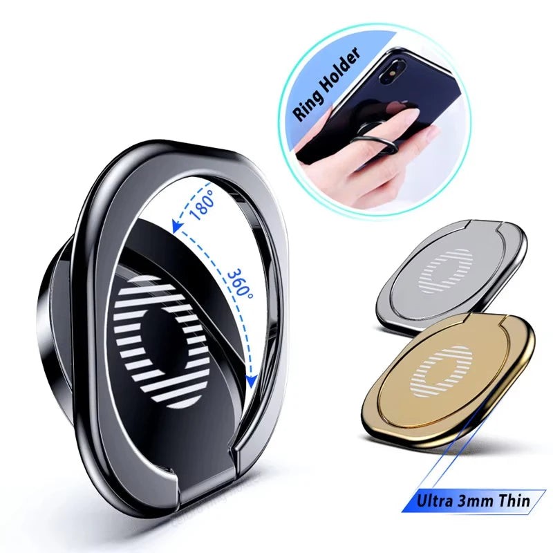 360° Metal Finger Ring Phone Holder & Stand – Universal Phone Ring Holder HIP