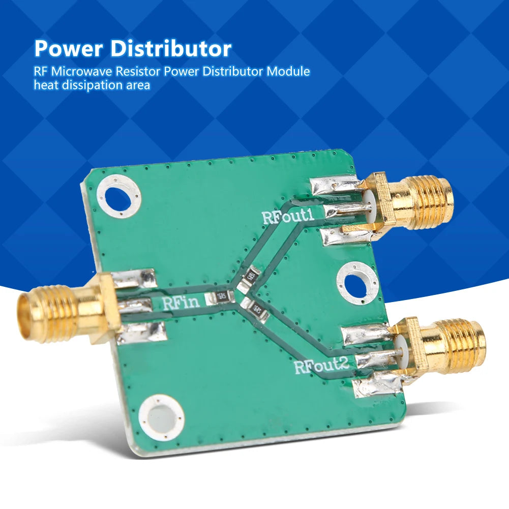 Power Distributor Module Power Splitter Divider RF Microwave Resistor Power Distributor Module Microwave Power Splitter Divider HIP