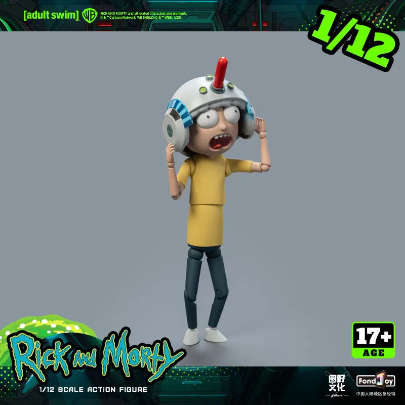 Fondjoy Rick & Morty 1/12 Scale Movable Action Figures Set Collectible Action Figure HIP