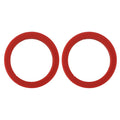 2pcs E61 Silicone Group Gasket E61 Silicone Group Gasket 8mm Grouphead Gasket Replacement for Gaggia Coffee Machines Grouphead HIP Red