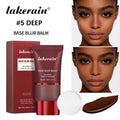 Foundation and Puff Makeup Base Waterproof Long Lasting Control Oil Matte Bronze Facial Liquid Foundation Cosmetics Makeup HIP 5 deep and puff