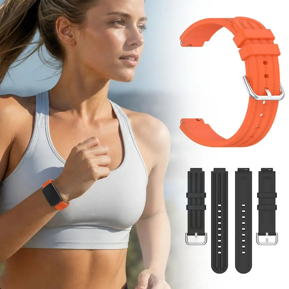 Soft Silicone Strap for Garmin CIRQA Smart Band Sports Fitness Tracker Sport Adjustable Loop Strap Wristband for Men & Women HIP