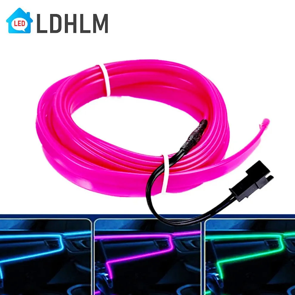 Flexible Neon EL Wire LED Strip Waterproof Multicolor 1M–5M LED Neon Light Strip HIP