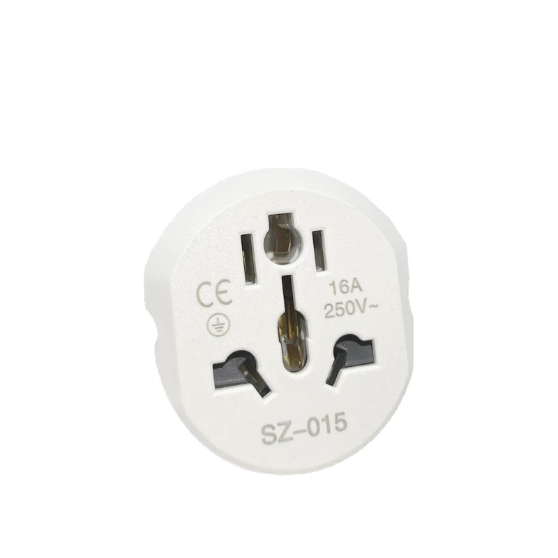 Universal EU Plug Adapter 16A 250V – AU US UK CN to EU/KR Travel Plug Adapter HIP