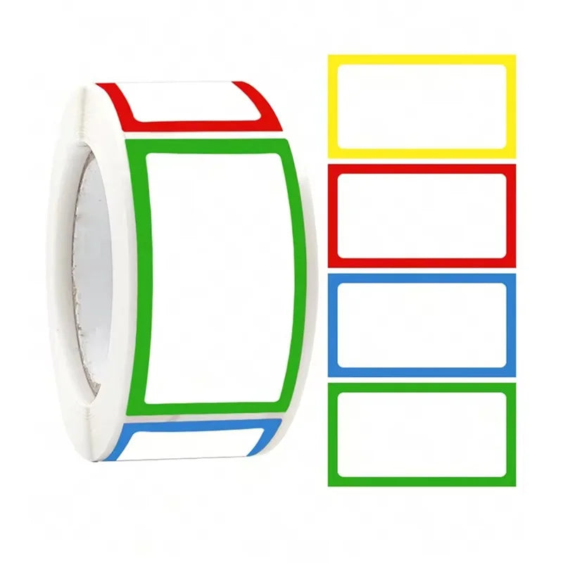 250-Pack Removable Blank Sticker Labels – Home & Office Blank Sticker Labels HIP