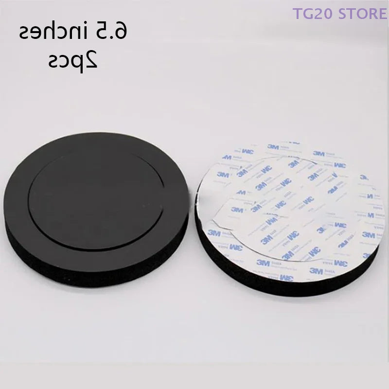6.5" Rubber Foam Car Speaker Insulation Rings – 2 Pack Car Speaker Ring HIP