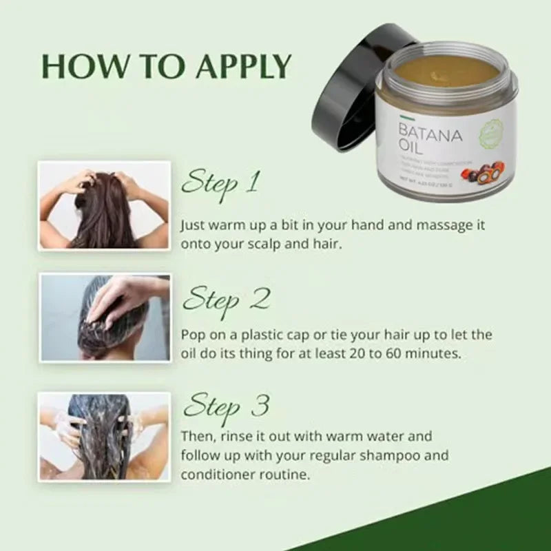 Raw Batana Oil – 100% Natural Hair Growth & Thickness Oil Hair Growth Oil HIP