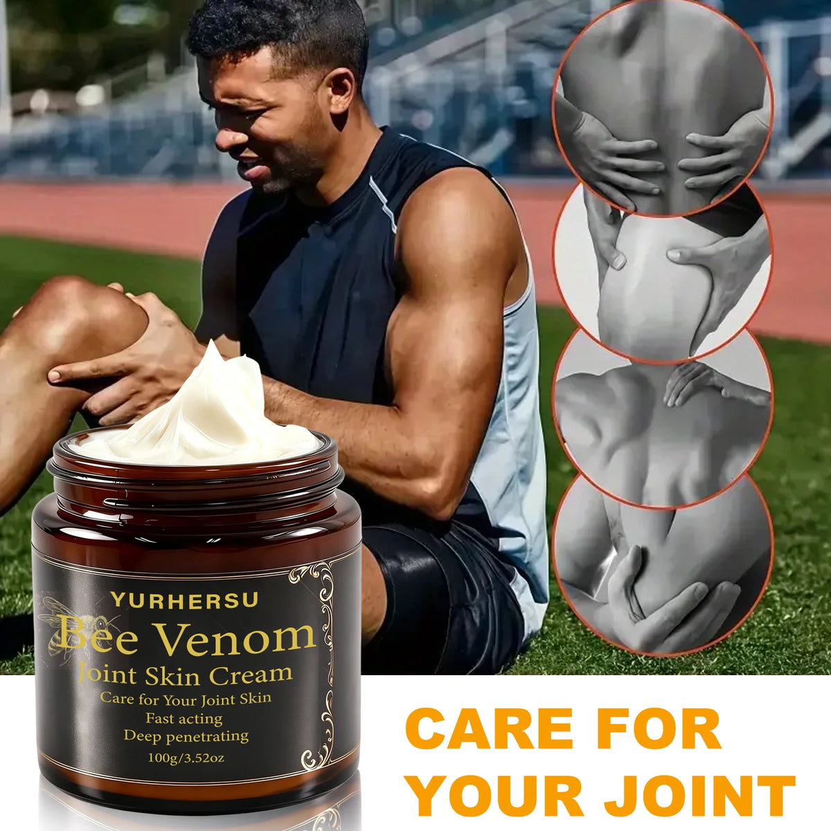 Honeybee Venom Foot & Joint Care Cream 100g | YURHERSU Foot Care Cream HIP