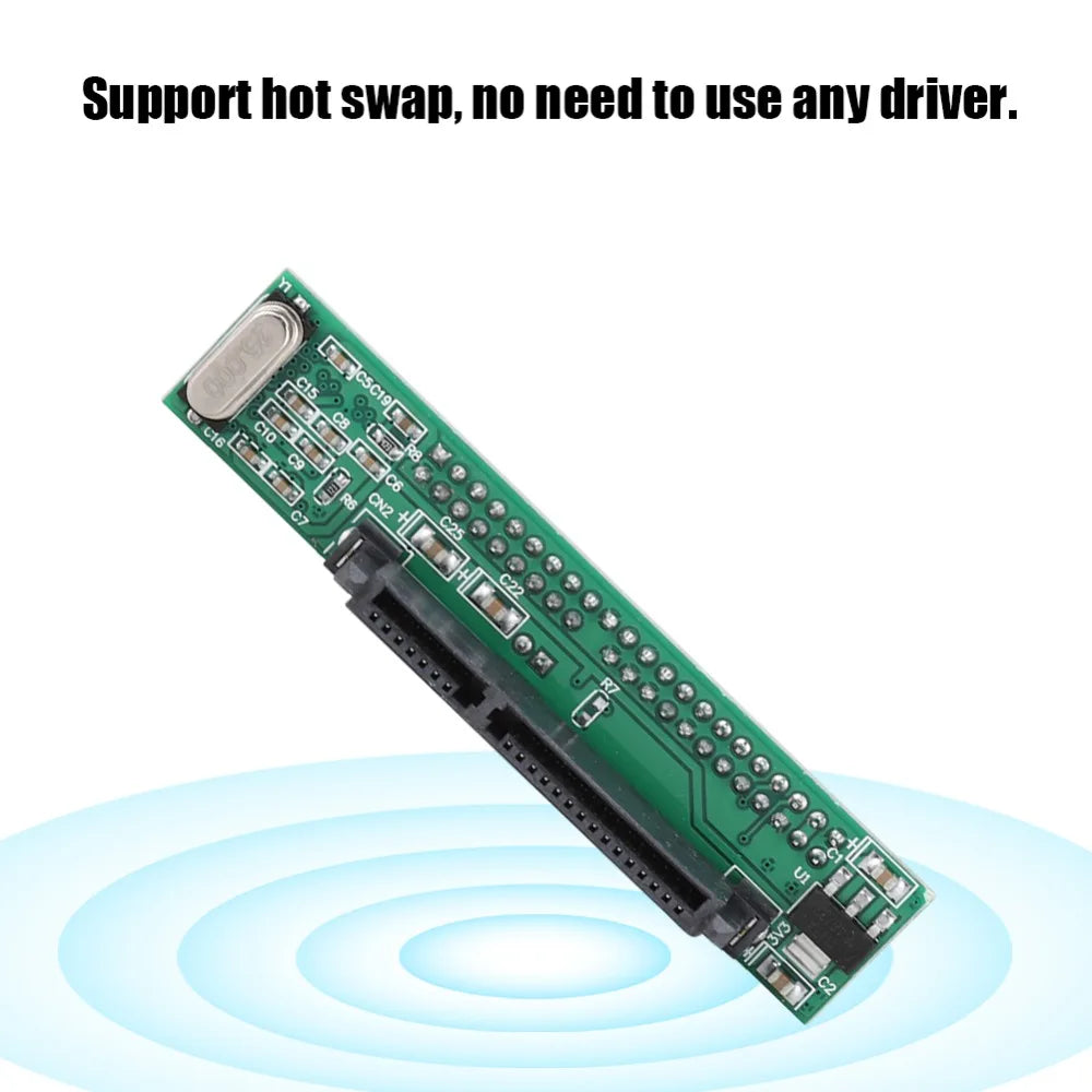 2.5" SATA to IDE 44-Pin Adapter Card – Hard Drive Converter Hard Drive Adapter HIP