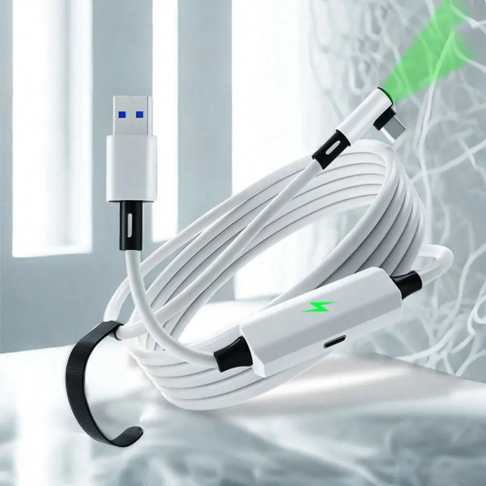 5M VR Link Cable USB-A to USB-C 5Gbps – Meta Quest 3 & Pico 4 VR Link Cable HIP