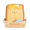 Cartoon Toast Squeeze Toy Notebook – Mini PU Memo Pad Novelty Mini Notepad HIP cookies