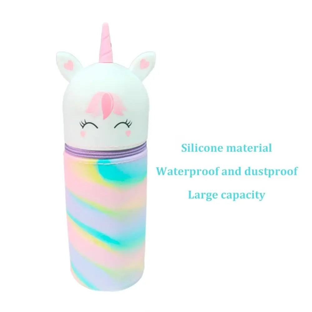Unicorn Silicone Pen Holder – Large Capacity Foldable Organiser Pen Holder HIP