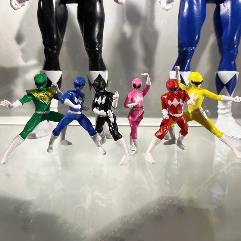 Hasbro Power Rangers 6-Piece PVC Action Figure Set | Official Action Figure Set HIP