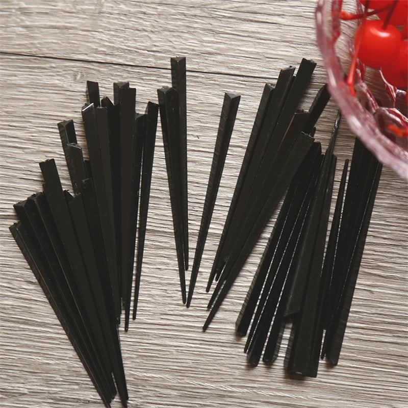500-Pack 9cm Food Picks – Fruit Skewers & Cupcake Toppers Food Picks Set HIP