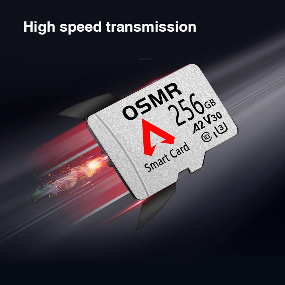 OSMR Micro SD Card 32GB 64GB 128GB 256GB – C10 U3 A2 V30 Micro SD Memory Card HIP
