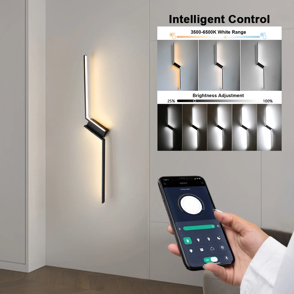 Nordic Minimalist LED Wall Sconce – Dimmable Indoor Lamp LED Wall Sconce HIP