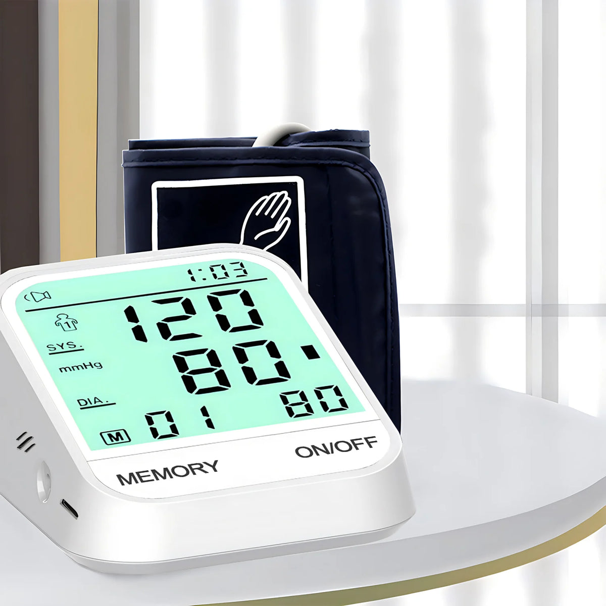 Fireurus Digital Upper Arm Blood Pressure Monitor | Auto Cuff Blood Pressure Monitor HIP