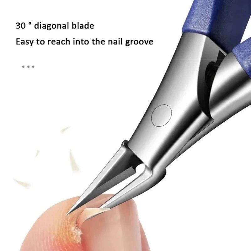 Angled Nail Clippers – Slant Curved Blade for Thick Nails Nail Clipper HIP