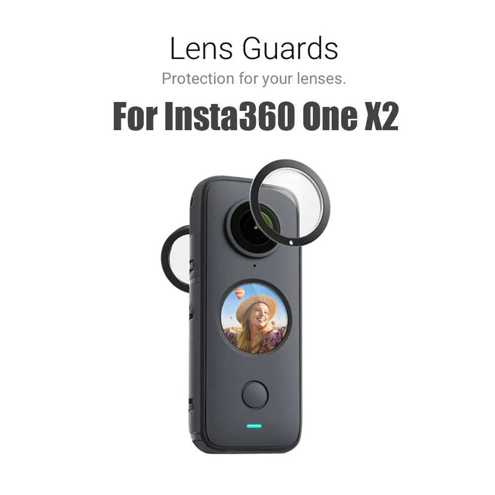 Dual-Lens Guards for Insta360 ONE X2 – Anti-Scratch Protector Camera Lens Guard HIP