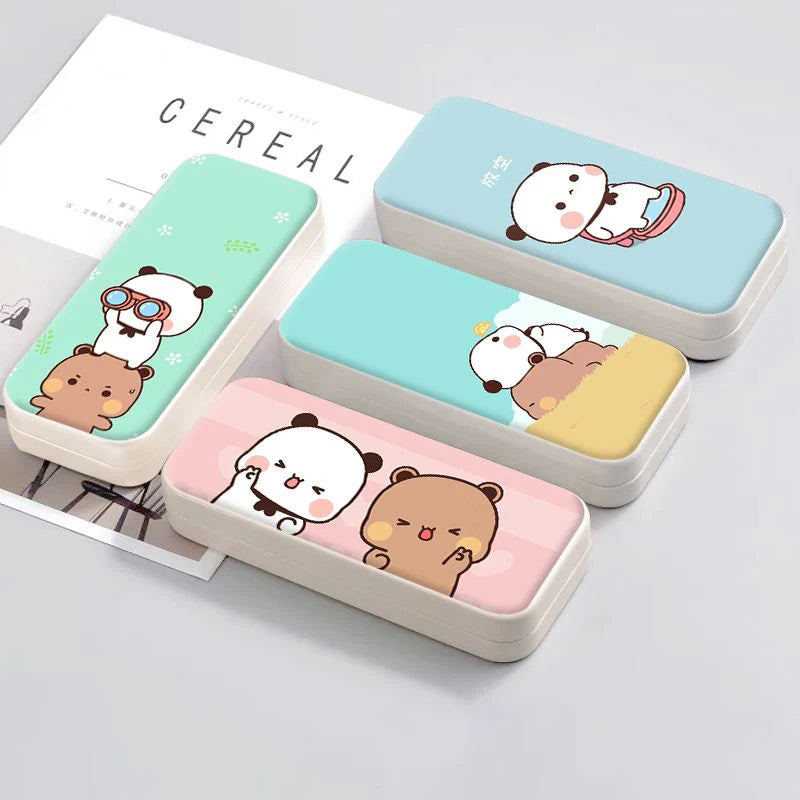 Panda Bubu & Yier Glasses Case – Portable, Drop-Resistant Eyeglasses Storage Case HIP