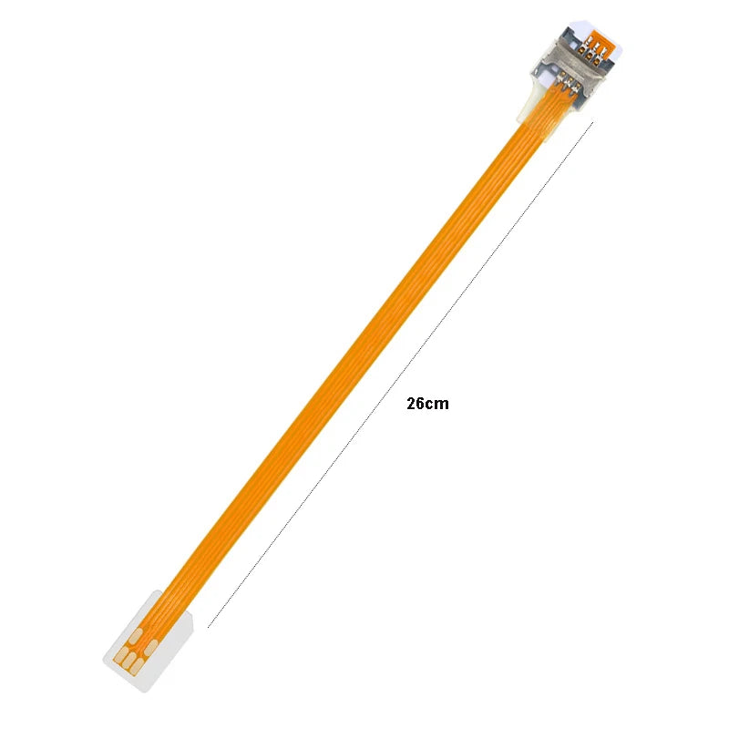 SIM Card Extension Flat Cable 26cm – Phone Signal Extender SIM Card Extender HIP