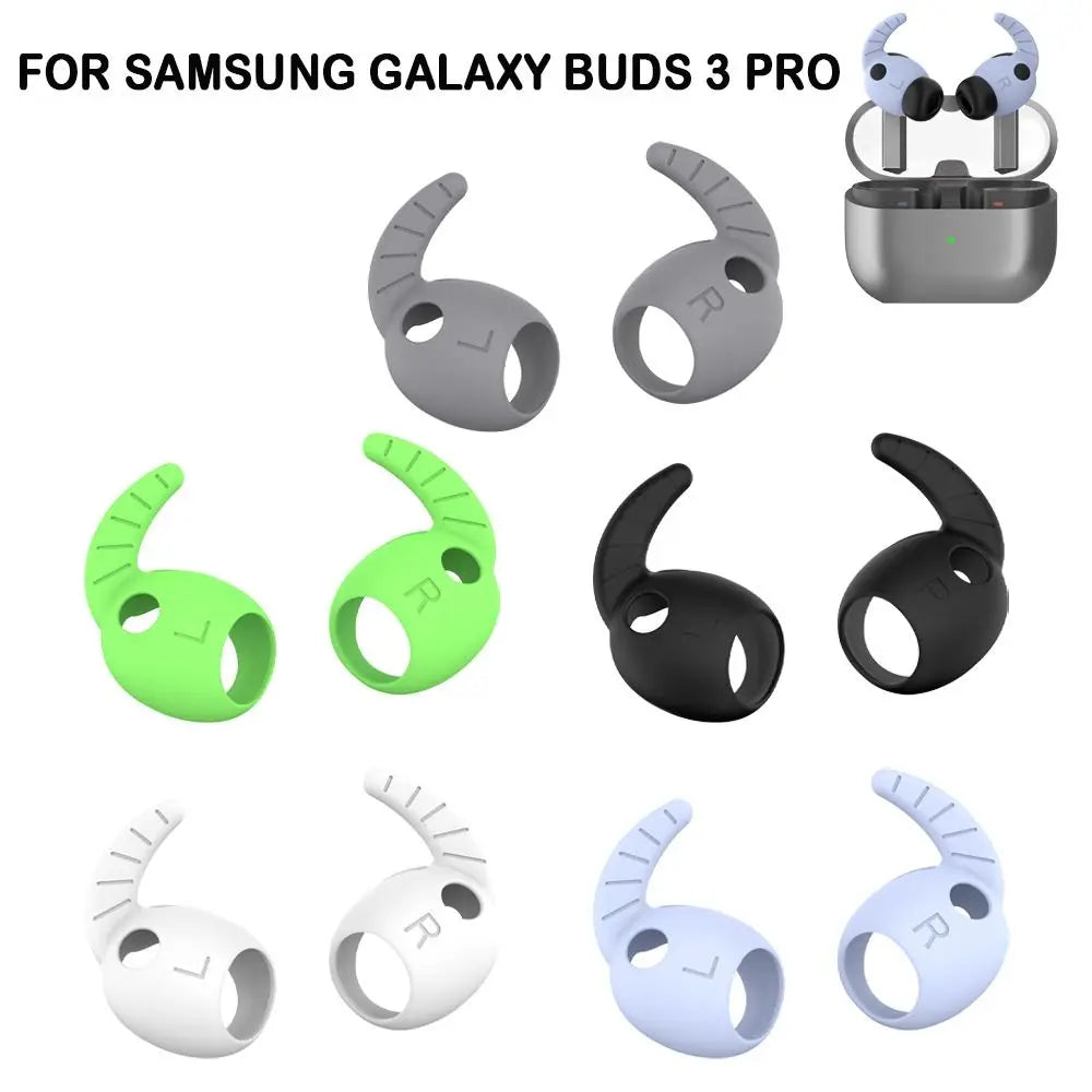 5 Pairs Silicone Eartips Wing Hooks for Samsung Galaxy Buds 3 Pro Earbud Accessories HIP
