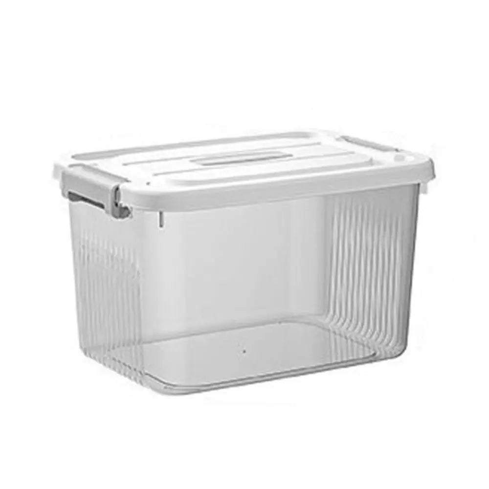 Stackable Transparent Plastic Storage Box with Lid – Space Saver Stackable Storage Box HIP