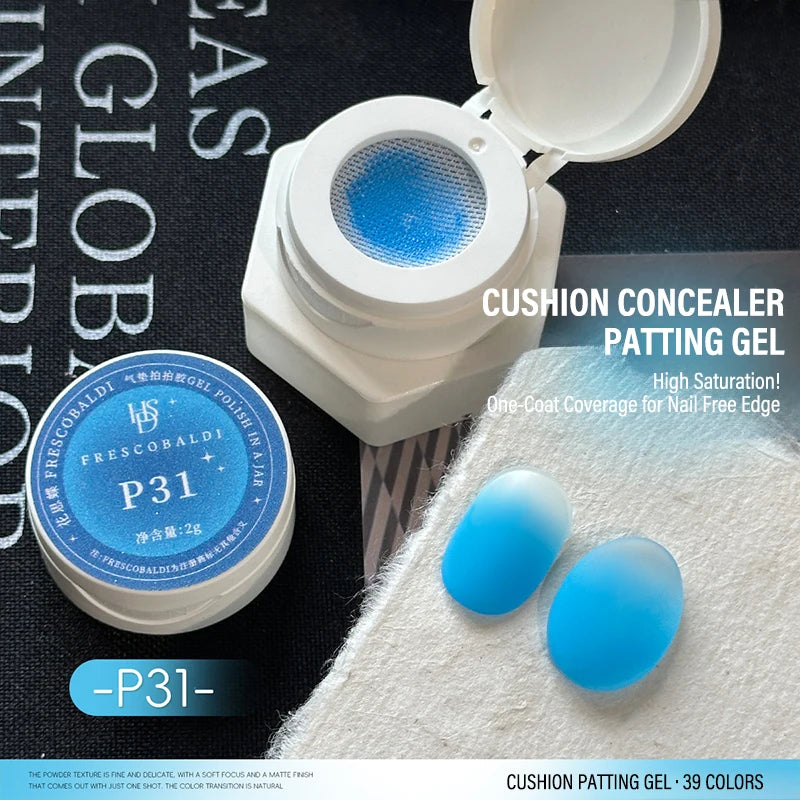 1Pc 39 Colors Nail Air Cushion Patting Gel High Saturation Long-Lasting Solid Color Gradient Shading For DIY Nail Salon ﻿Tools HIP 31