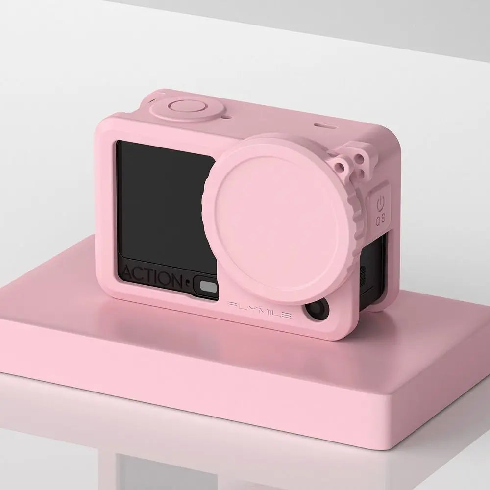Silicone Case & Lens Cap with Anti-Lost Rope for DJI Osmo Action 6 Camera Protective Case HIP