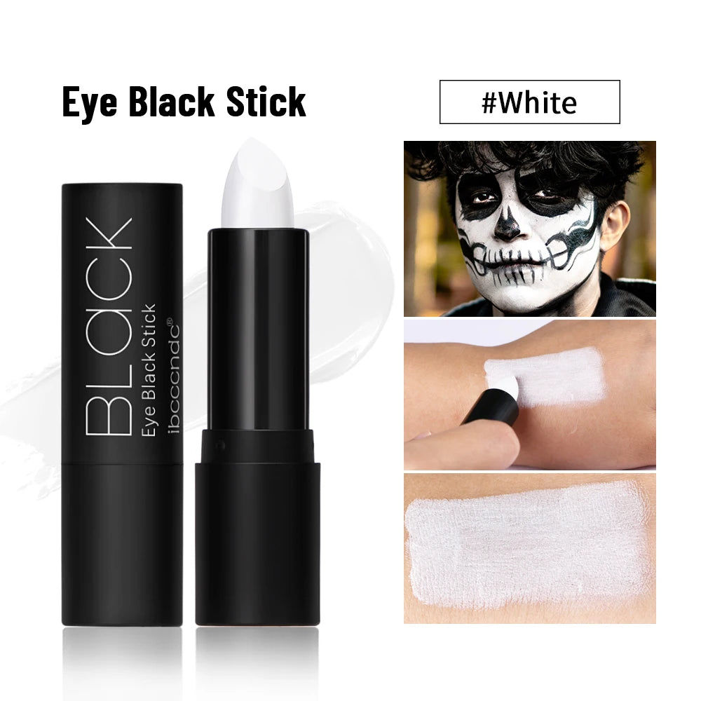 Black Cream-Blendable Face Body Paint Stick for Adults Children Eye Black Softball Football Baseball Sportsfor Halloween Makeup HIP
