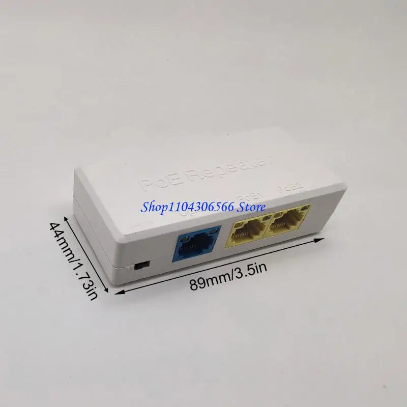 100Mbps PoE Extender 1-to-2 Splitter with LED – Plug & Play PoE Network Extender HIP