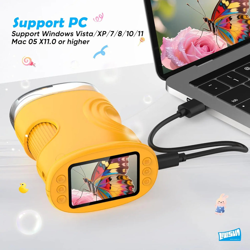 1000X Digital Pocket Microscope for Kids – 4K 2" Screen Kids Digital Microscope HIP