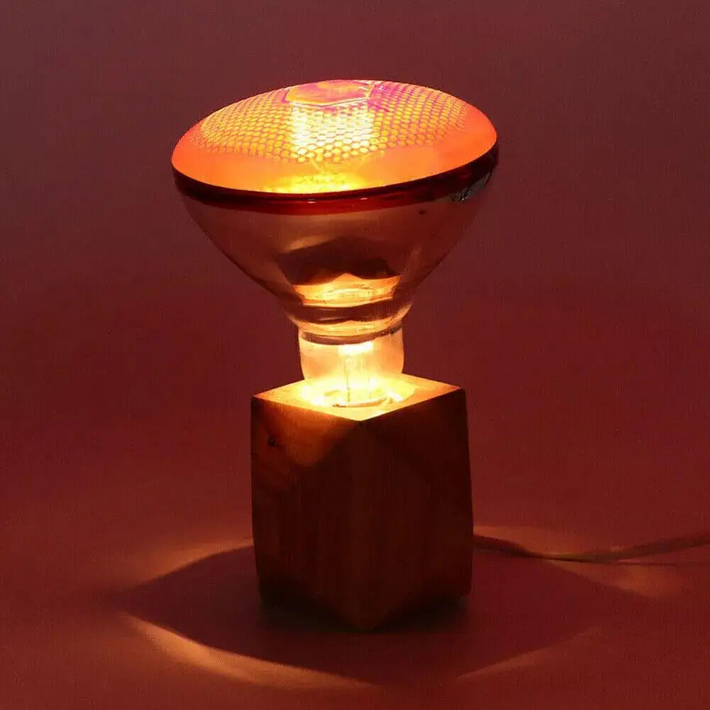Red Heat Bulb Lamp Heat Preservation Lamp Day Night Amphibian Snake Lamp Heat Reptile Bulb UV Light For Chicks Piglets HIP