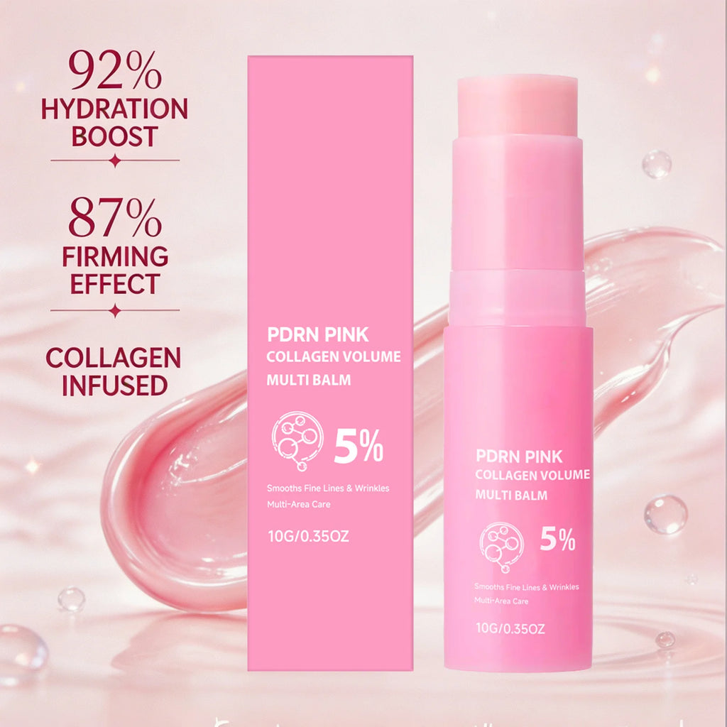 PDRN Pink Collagen Multi Balm Stick – Moisturizing Face Cream Collagen Face Balm HIP
