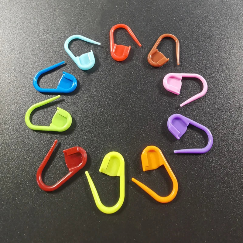 Locking Stitch Markers for Knitting & Crochet – 20/50 Pcs Stitch Marker Set HIP
