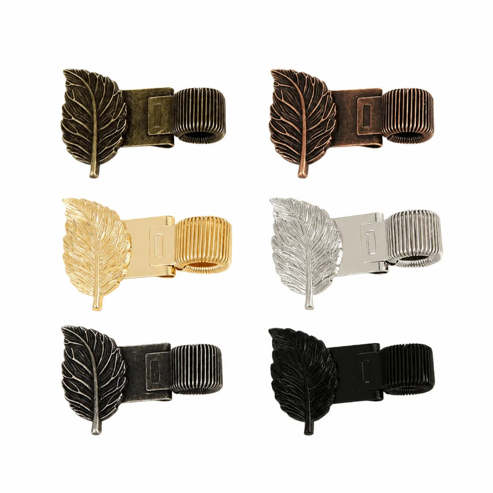 Vintage Leaf Metal Pen Clip – Notebook Pen Holder & Keeper Notebook Pen Clip HIP