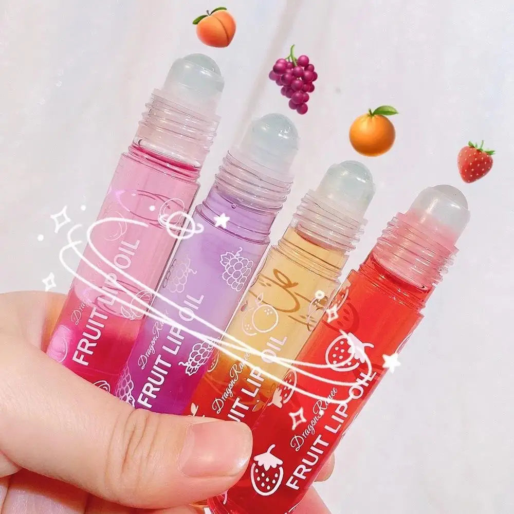 Dragon Ranee Fruit Roll-On Lip Oil – Hydrating Gloss Balm Roll-On Lip Oil HIP