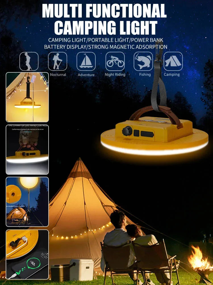 ESMARTER Rechargeable LED Camping Lantern & Power Bank Camping Lantern HIP