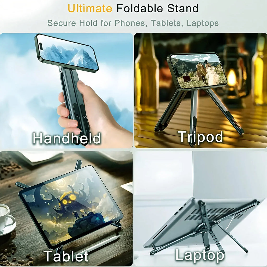 3-in-1 Magnetic Phone Holder, Selfie Stick & Tripod | DOOCK Phone Tripod Stand HIP