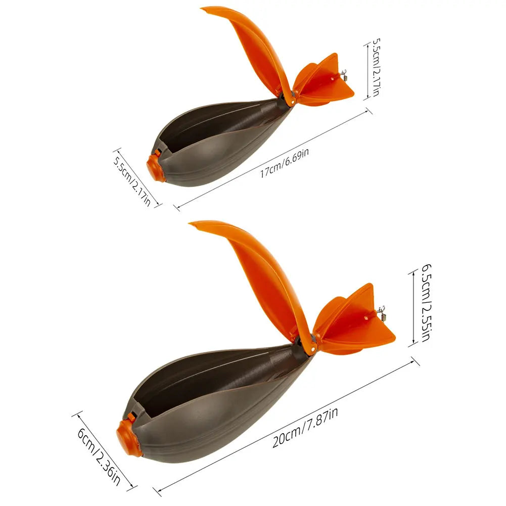 Carp Fishing Rocket Bait Thrower Feeder – ABS Float Tool Carp Bait Feeder HIP