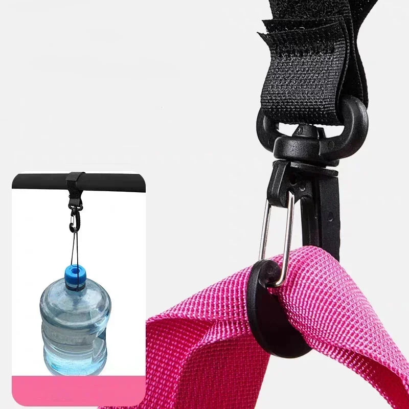 Stroller Hooks Aluminum Carabiner Clips – Diaper Bag Hanger Stroller Hook Clip HIP