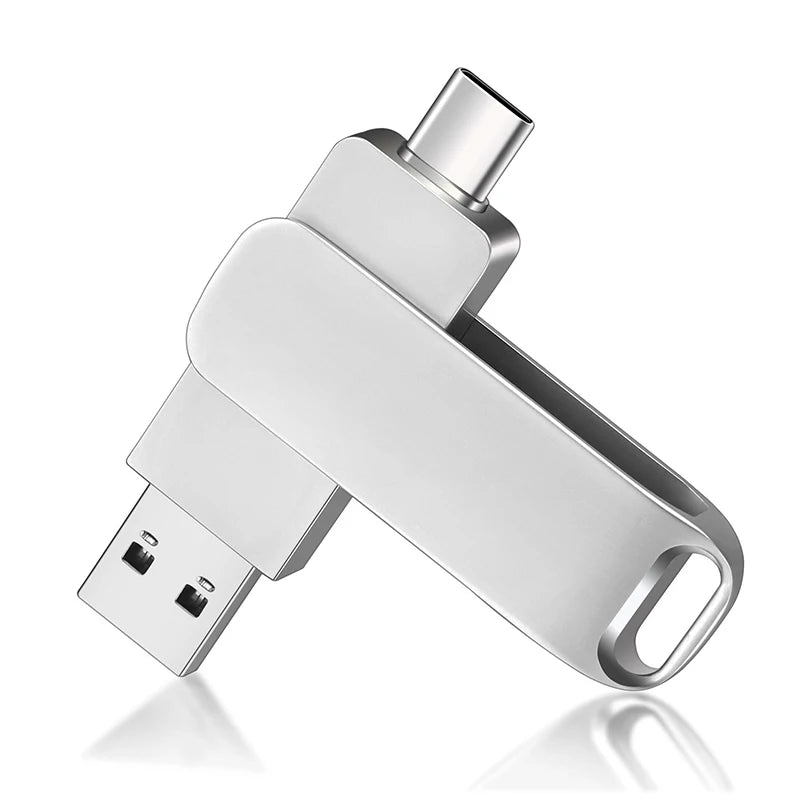 2-in-1 USB & Type-C Flash Drive – 32GB, 64GB, 128GB USB Flash Drive HIP